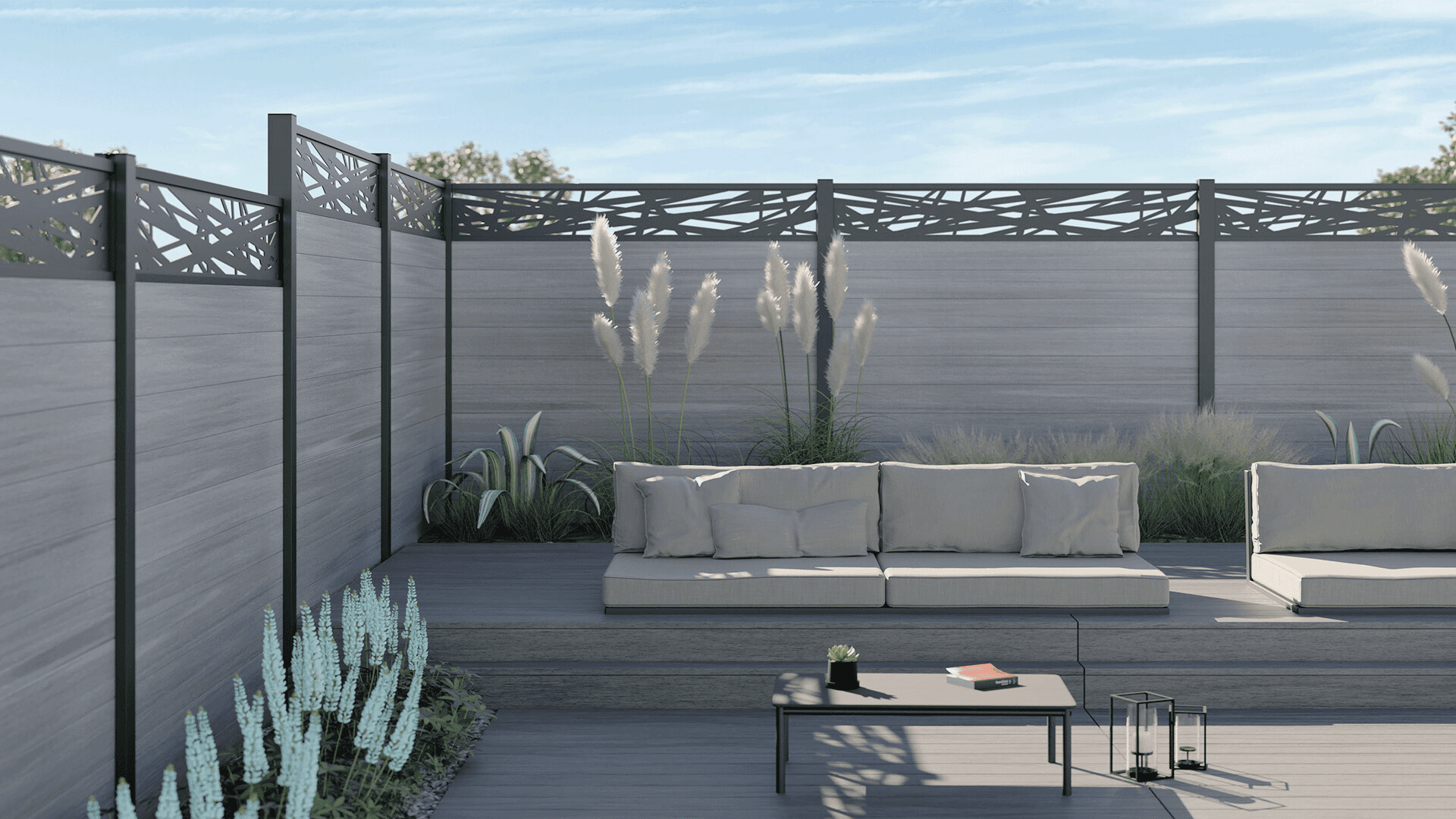 WPC fence decorative outdoor living Miami Florida